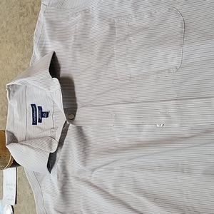 Croft & Borrow men's size 16 34/35 long sleeve pocketed dress shirt.